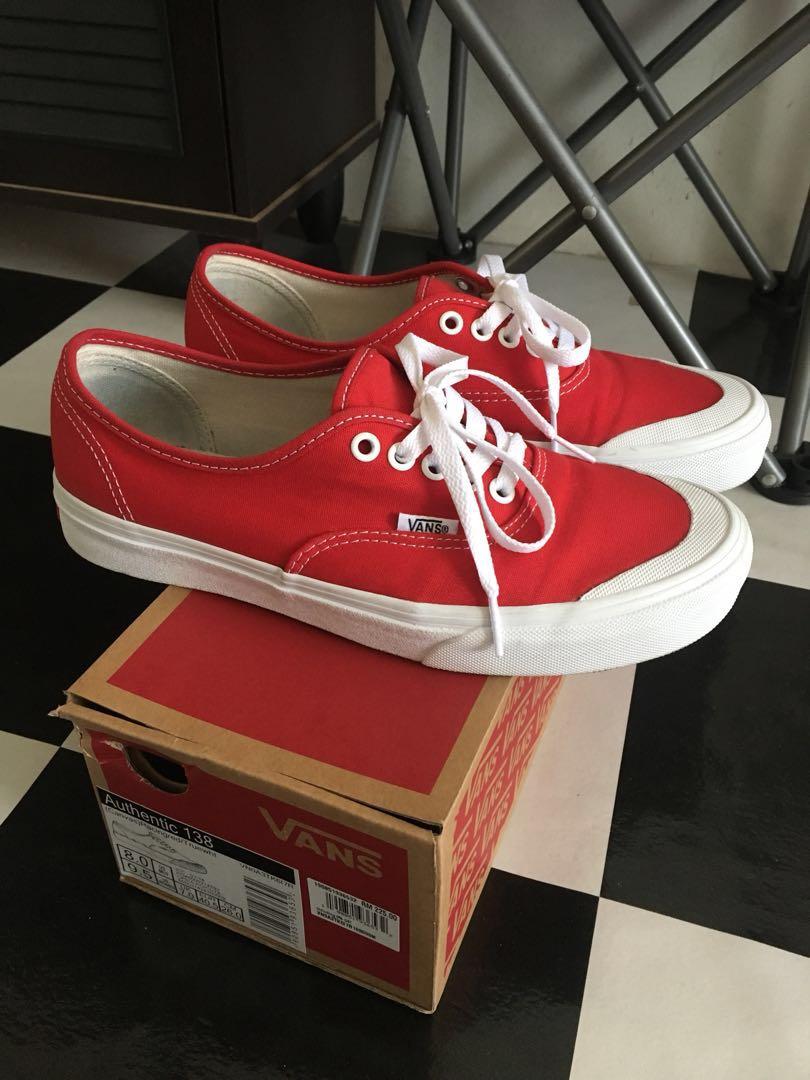 vans authentic 138 red