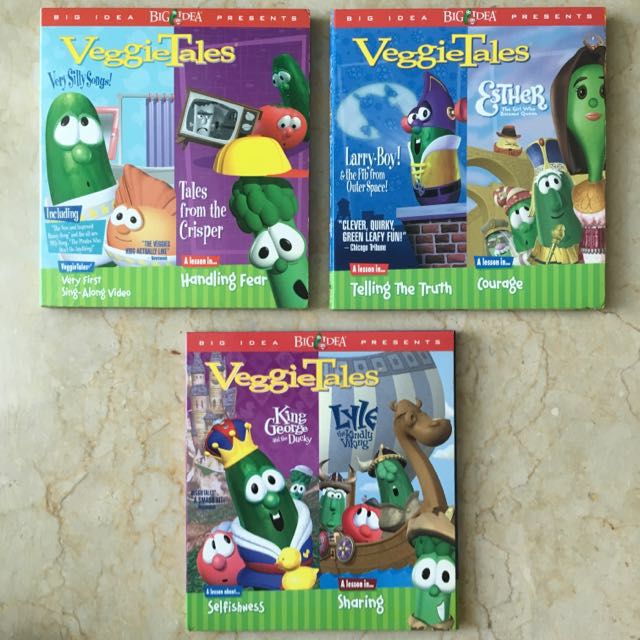 Veggie Tales: 3 VCD's, Babies & Kids on Carousell