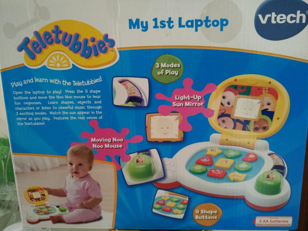 vtech teletubbies my 1st laptop