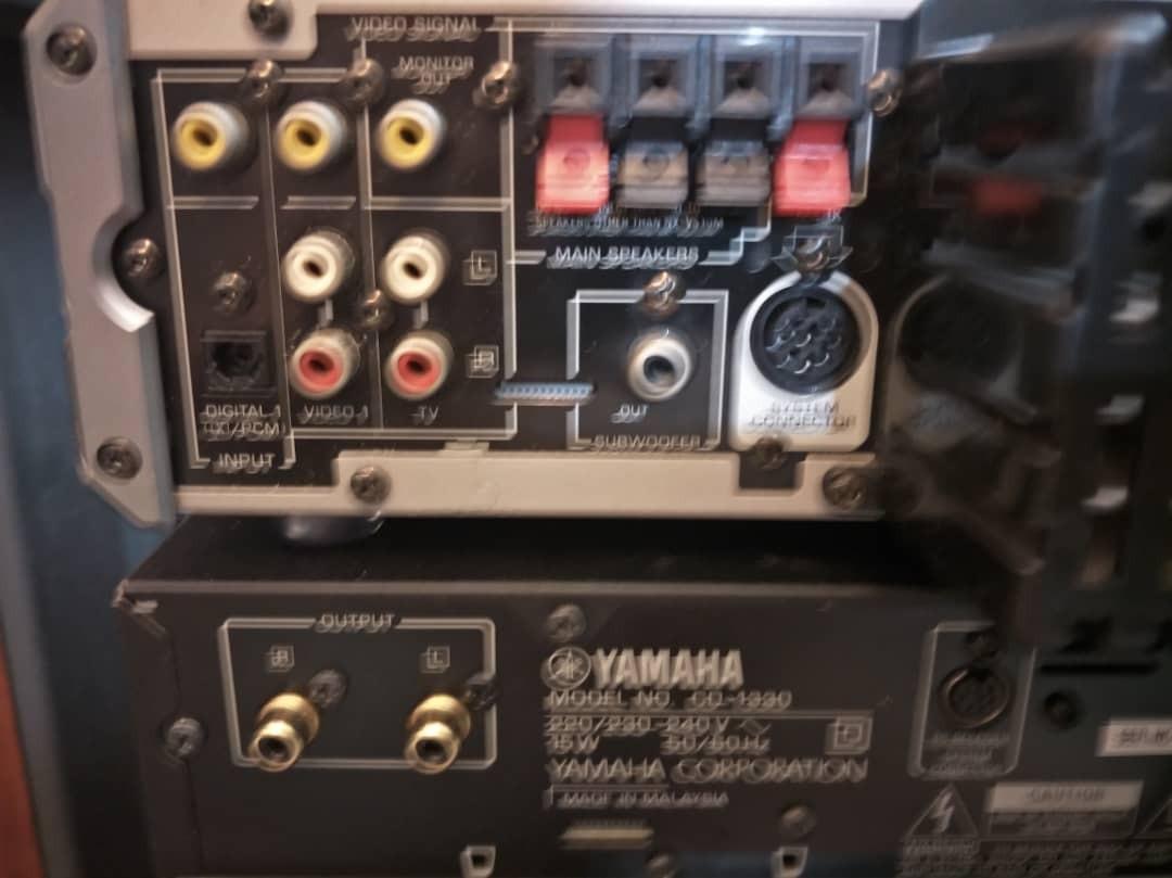 Yamaha Home Theater Amplifier VS10 and Yamaha CD1300 Player With