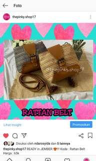 Rattan Belt