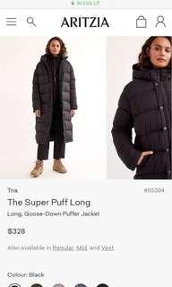 ARITZIA SUPER PUFF LONG XXS