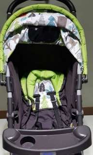 graco stroller green