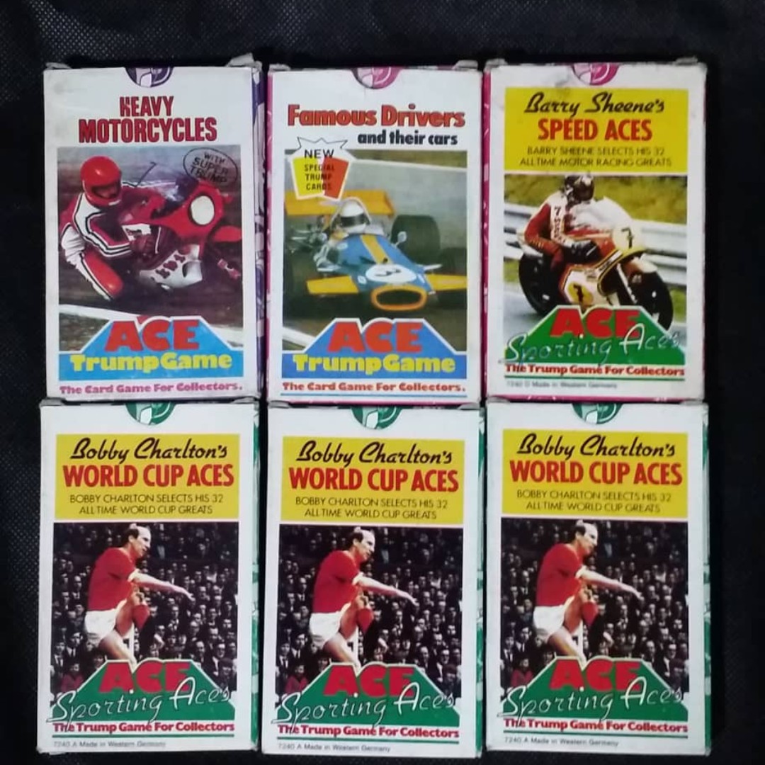 Super Trump Ace Trump Game Cards Antiques Vintage Collectibles On Carousell