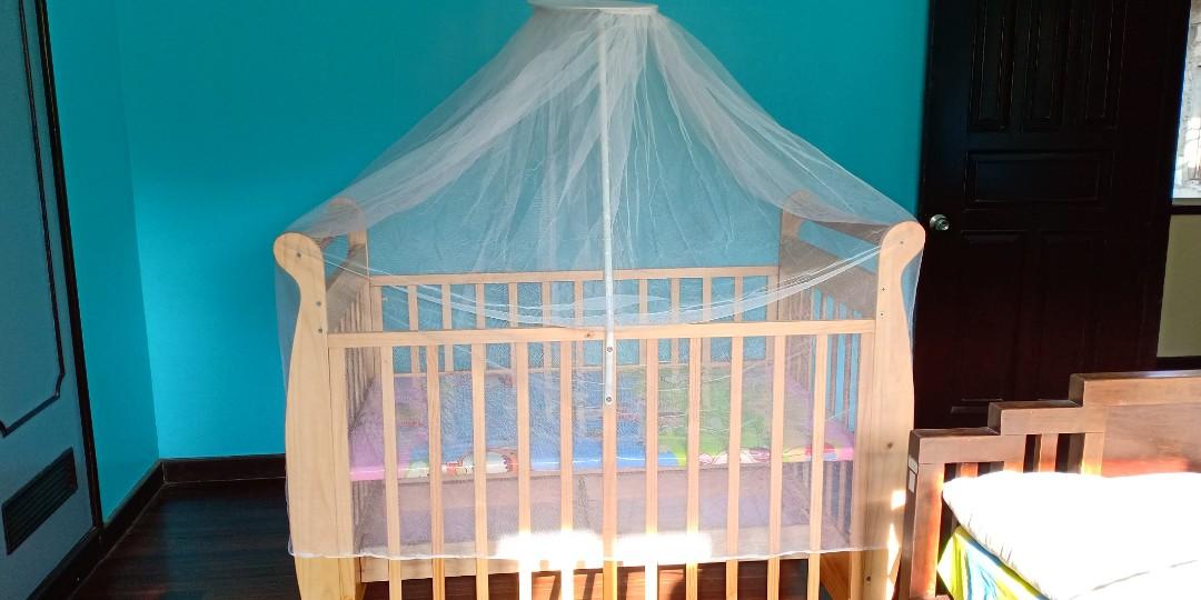 Crib Drop Down Side Babies Kids Cots Cribs On Carousell