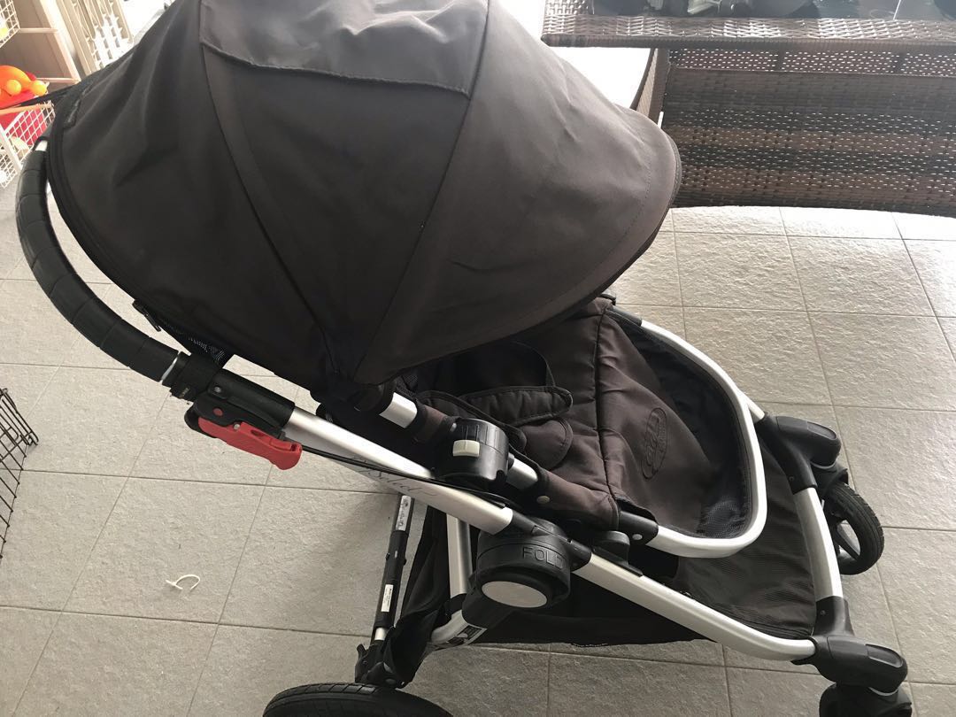 baby jogger city select pram black