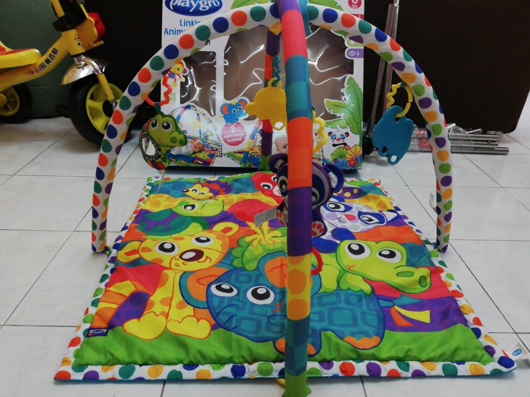 playgro linking animal friends gym