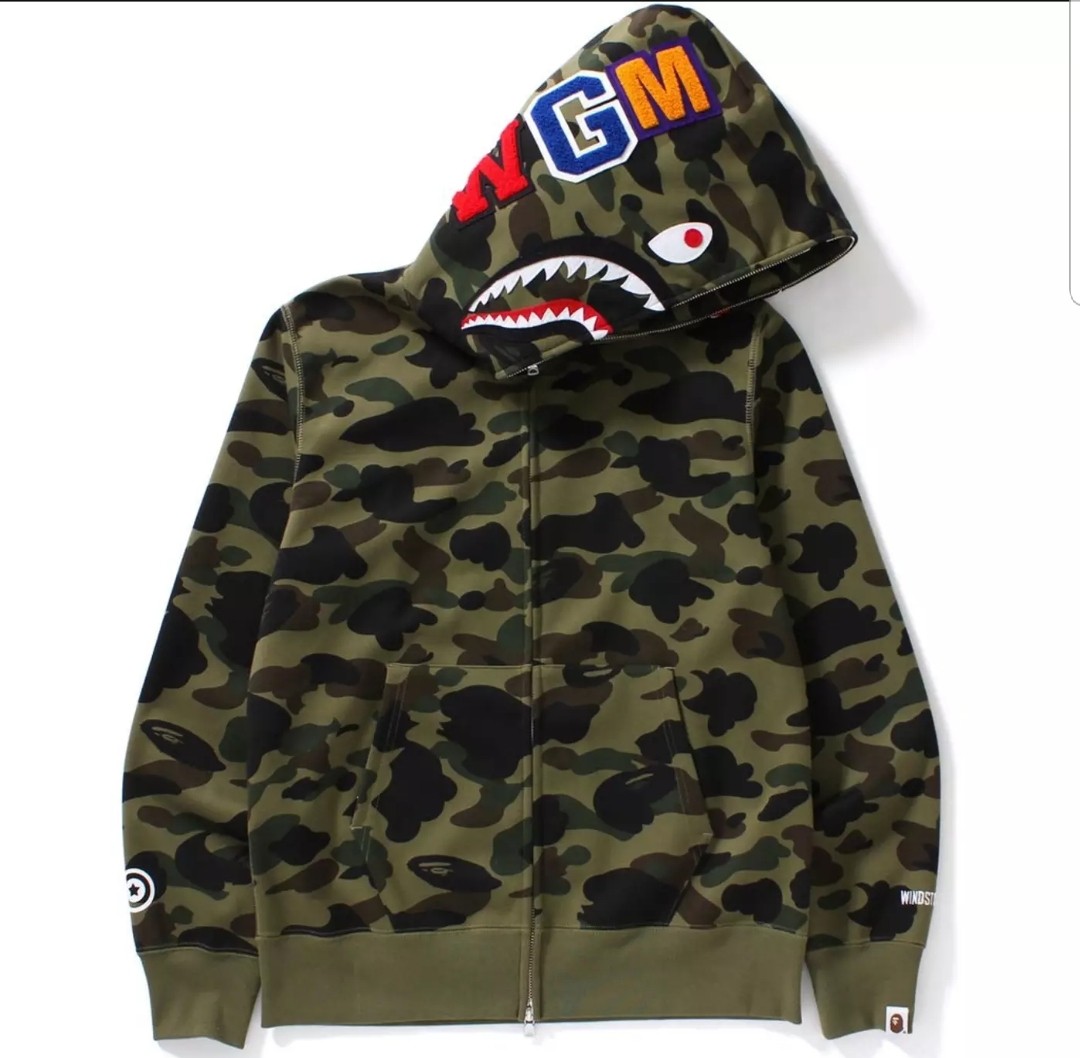 shark camo hoodie