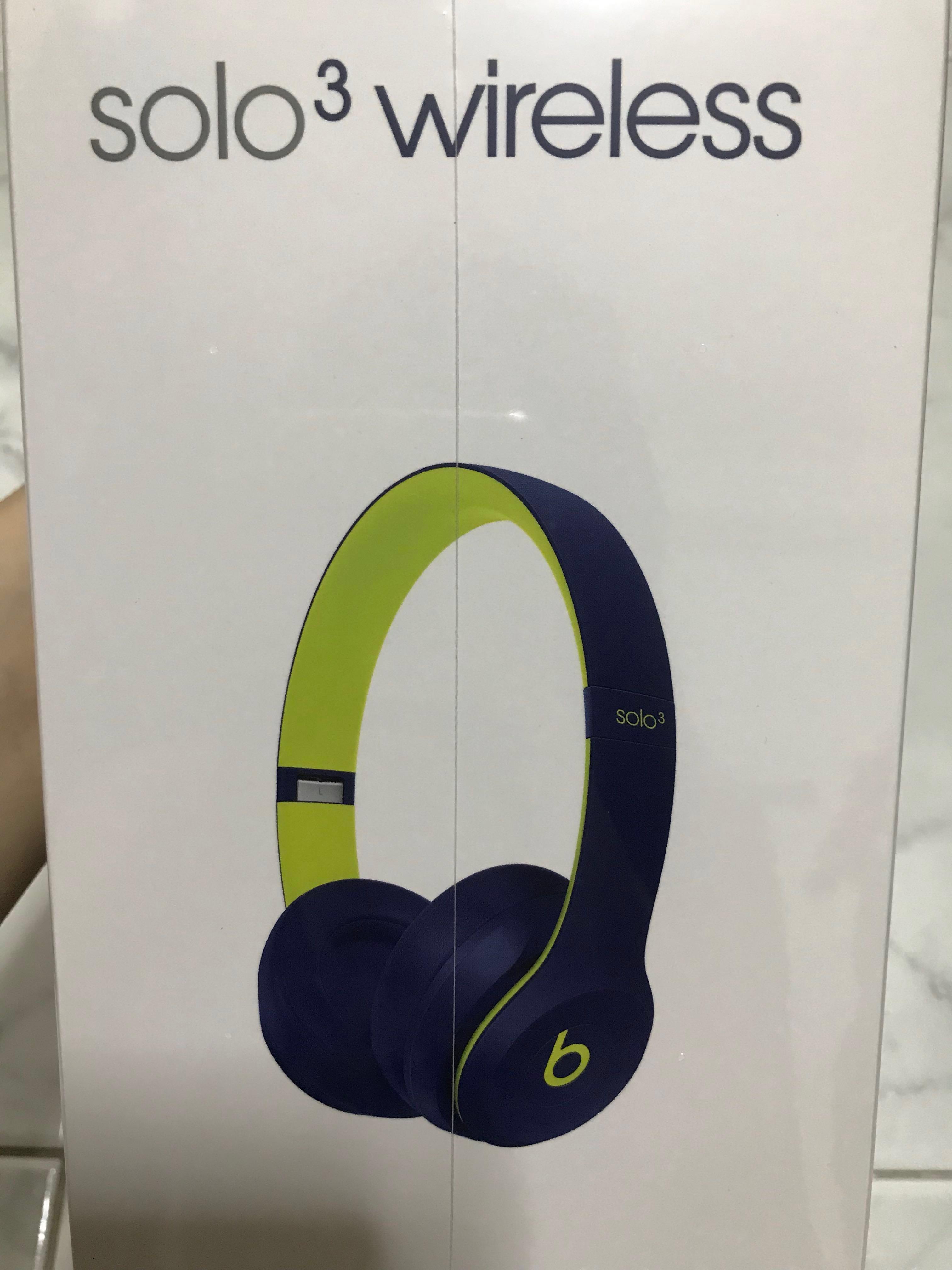 Beats Solo3 Wireless Headphones Pop Indigo Audio Headphones Headsets on Carousell
