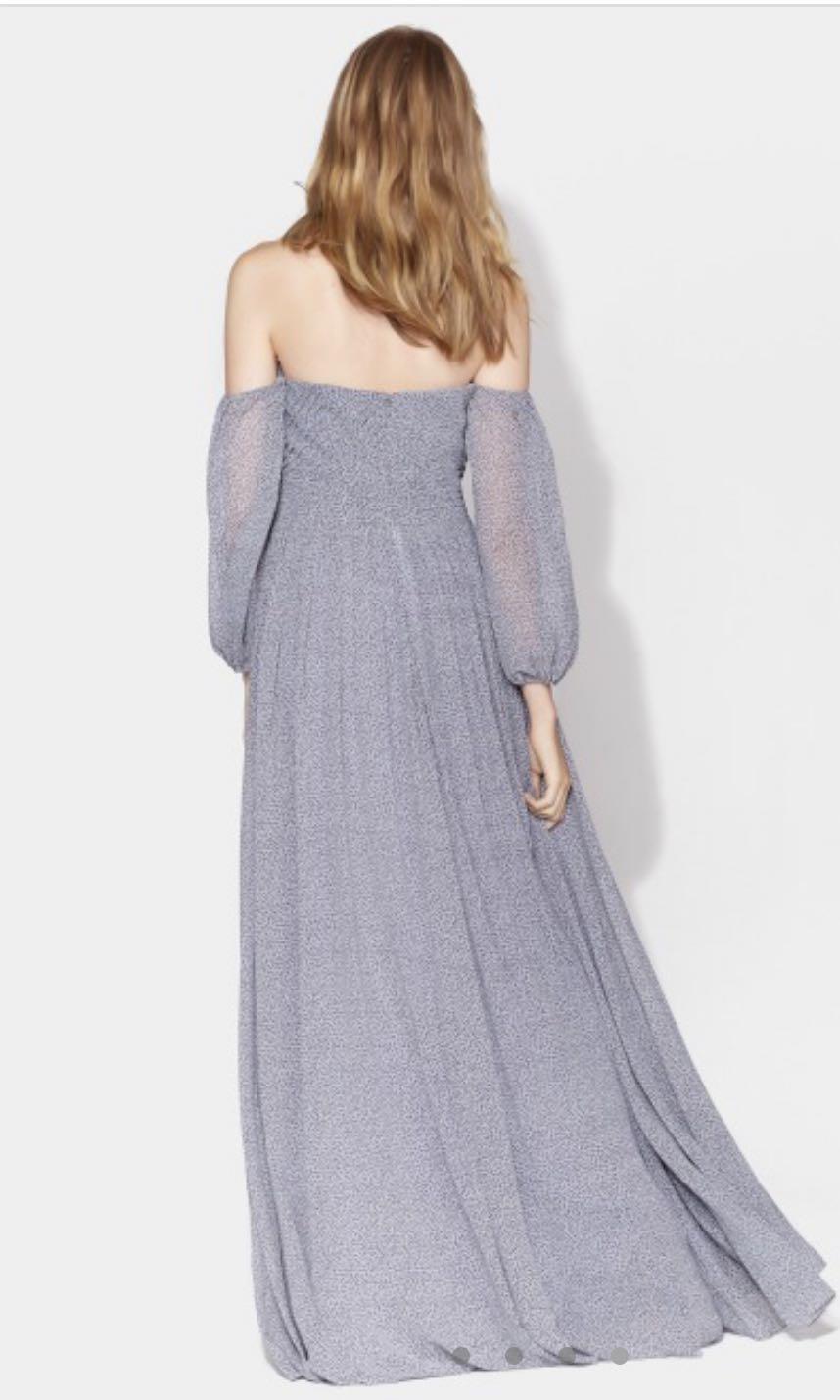 BNWT Authentic Halston Heritage Off Shoulder Gown