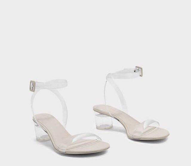 Charles and Keith Transparent Heels