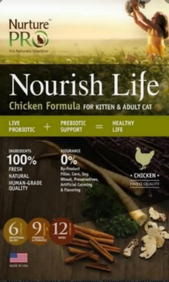 Nourish life cat food cheap