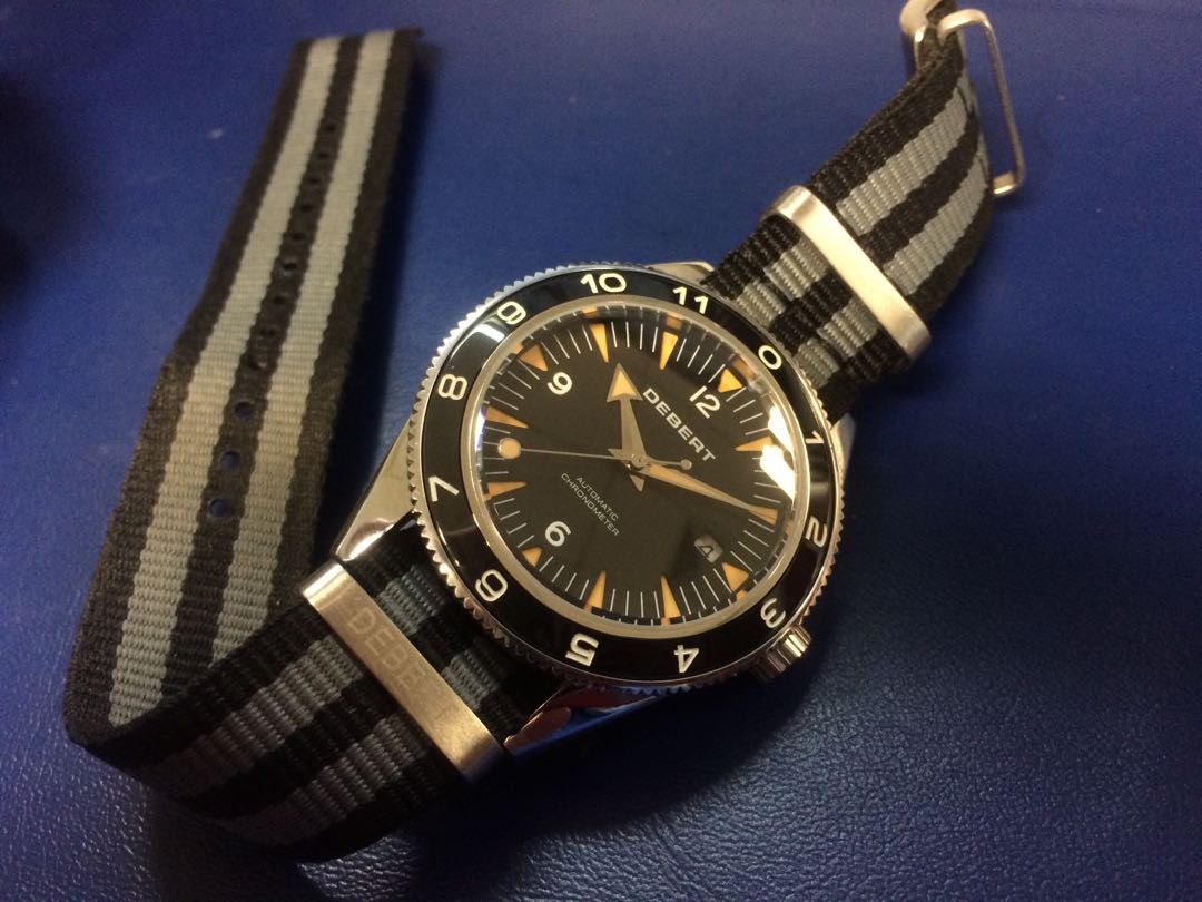 Debert Homage Omega Seamaster 300 Diver, Luxury, Watches on Carousell