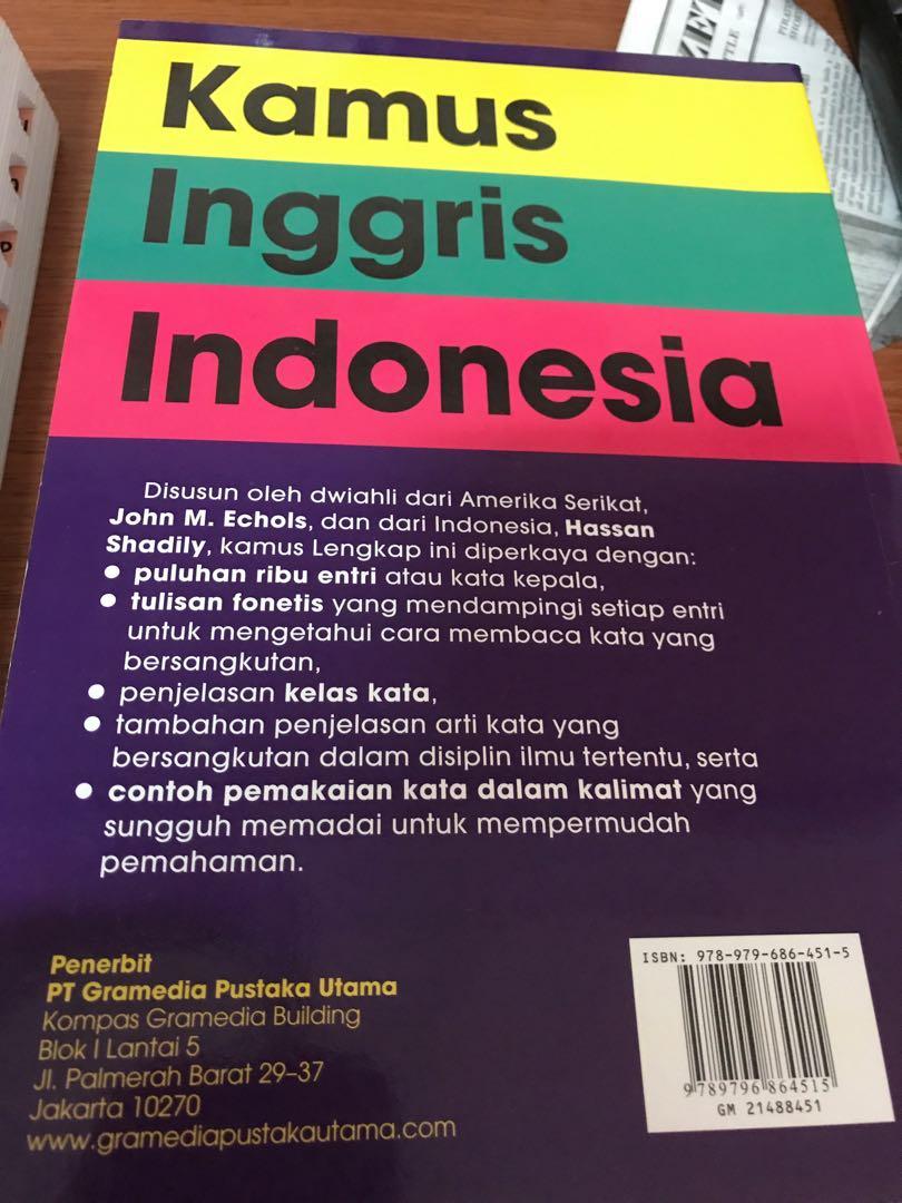 English Indonesian Dictionary Hobbies Toys Books Magazines Assessment Books On Carousell