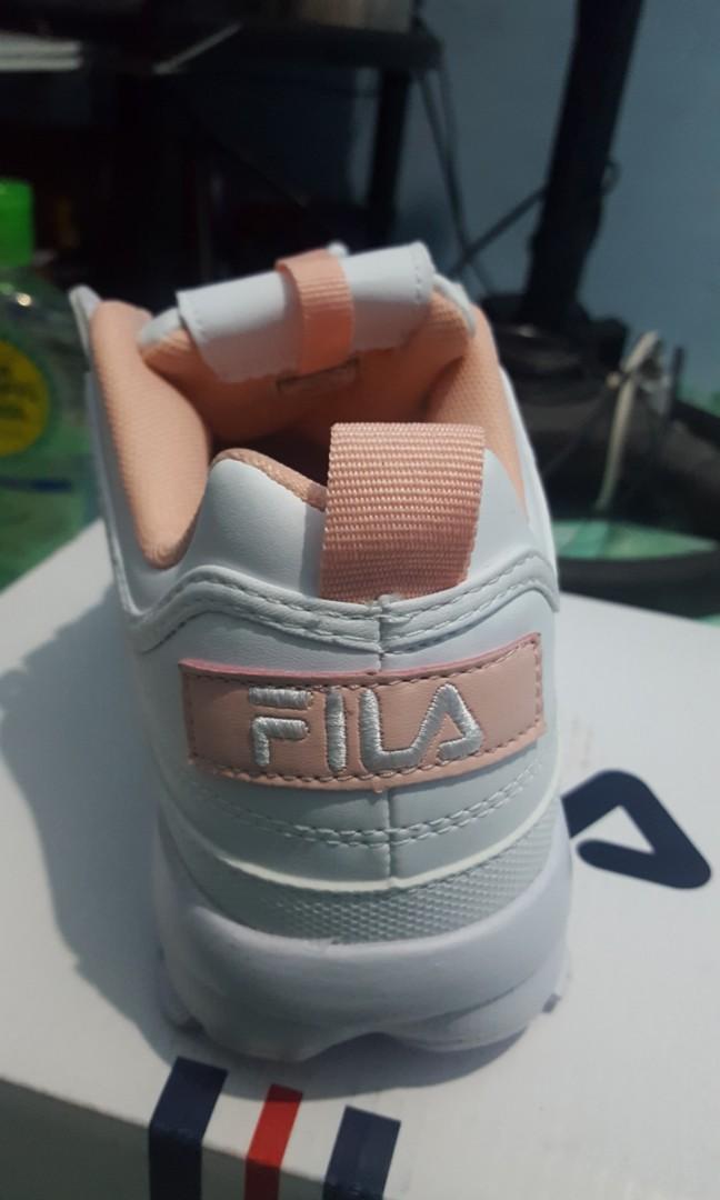 fila DISRUPTOR 2 WHITE PINK OEM Women s Fashion Footwear