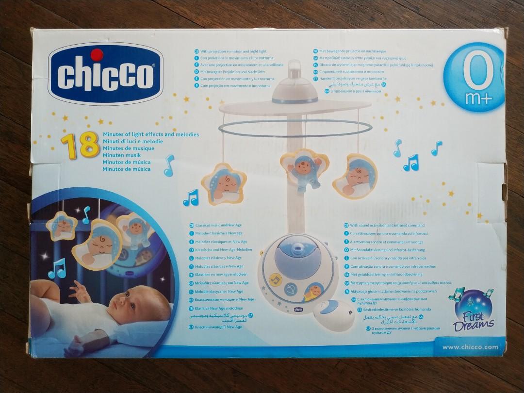 chicco first dreams magic star cot mobile
