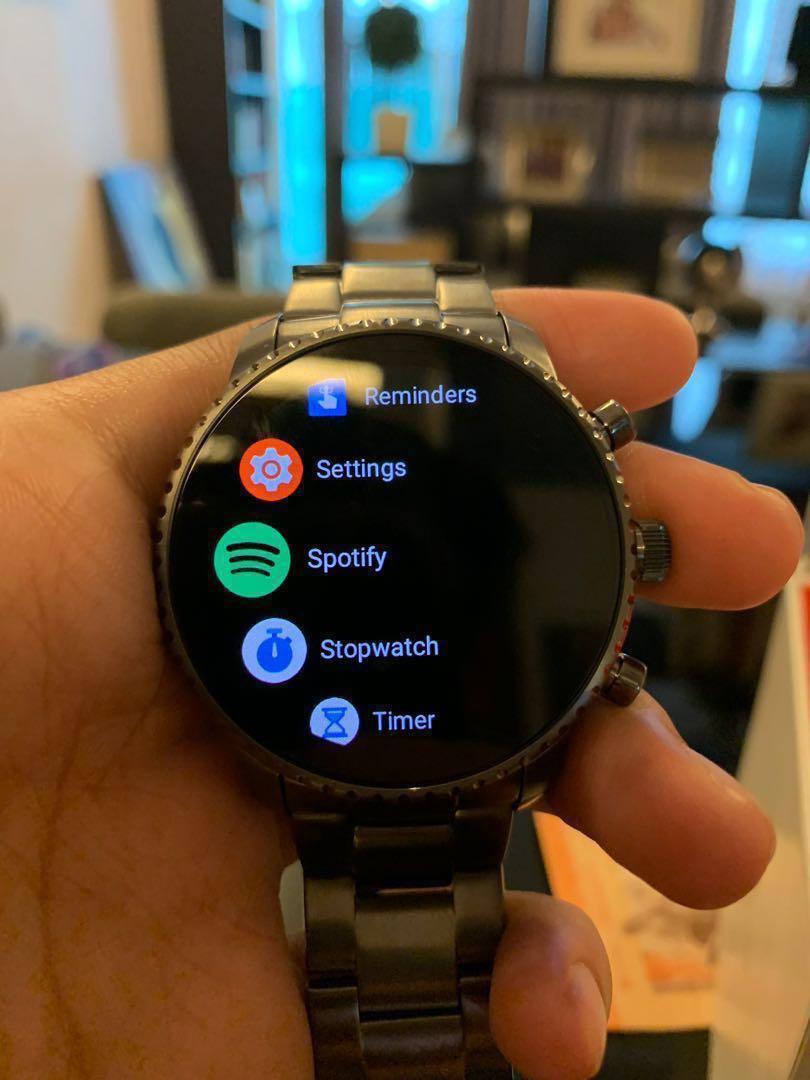 Fossil q explorist gen clearance 4 smartwatch smoke stainless steel