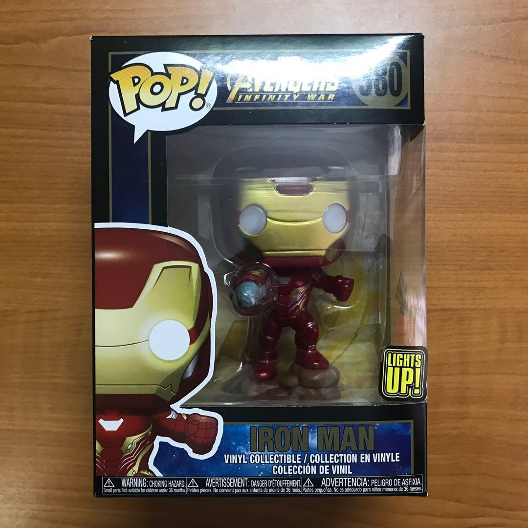 funko pop iron man light up