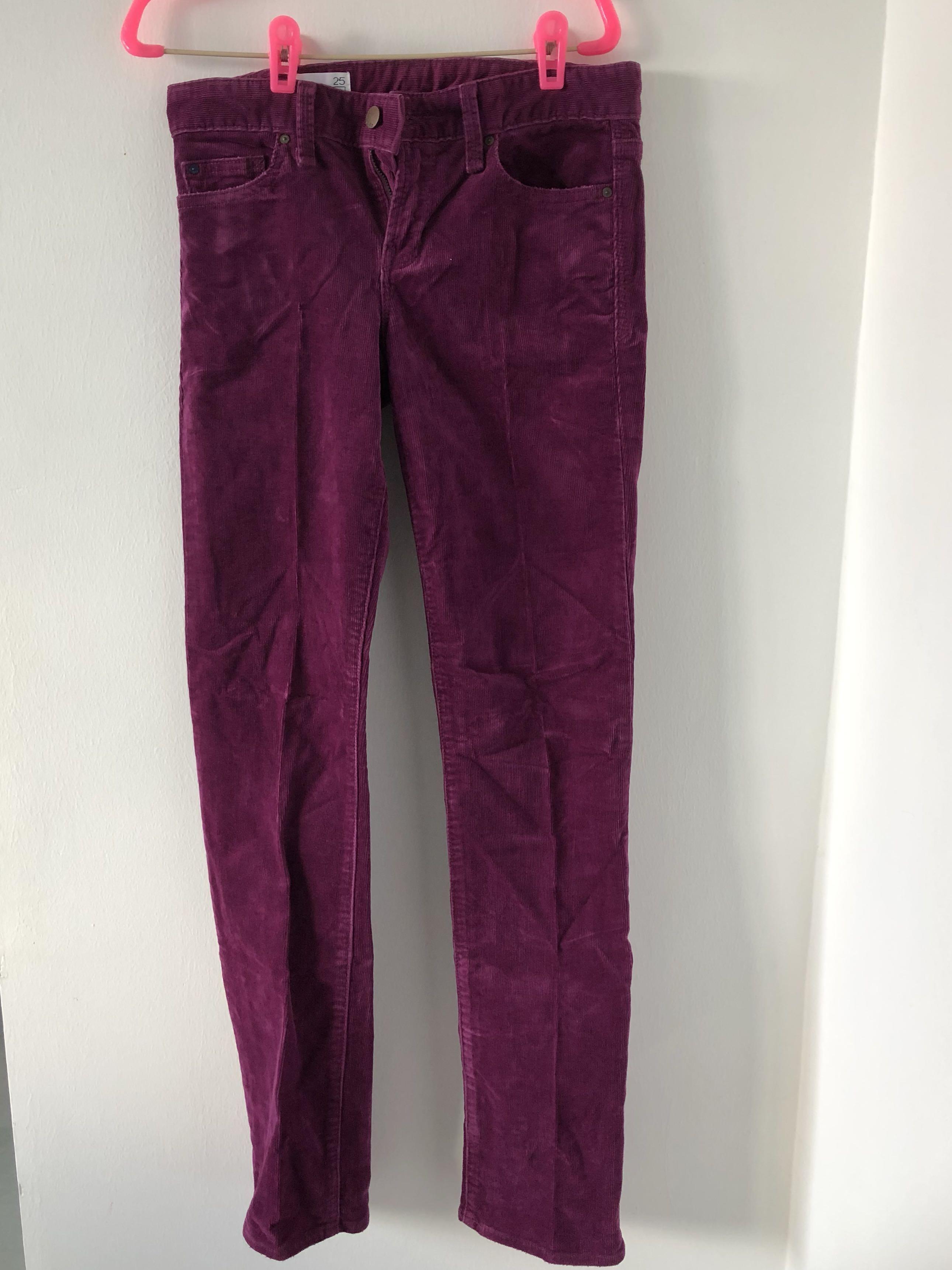 purple jeans women