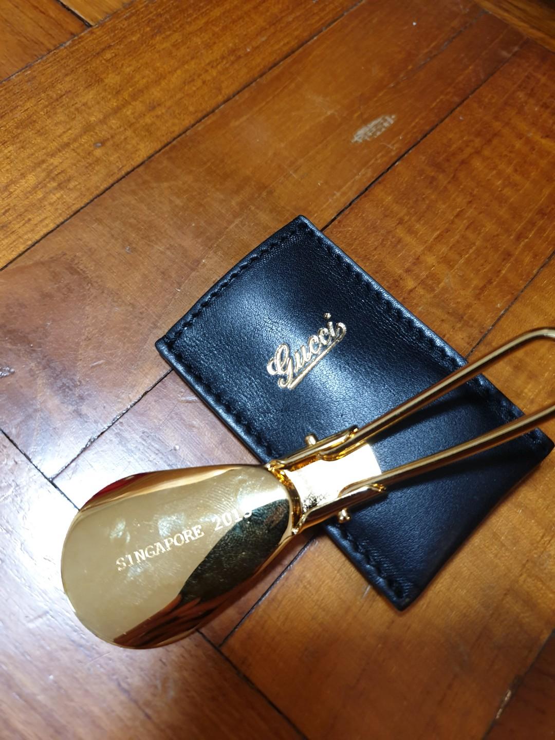 Gold shoe horn hot sale