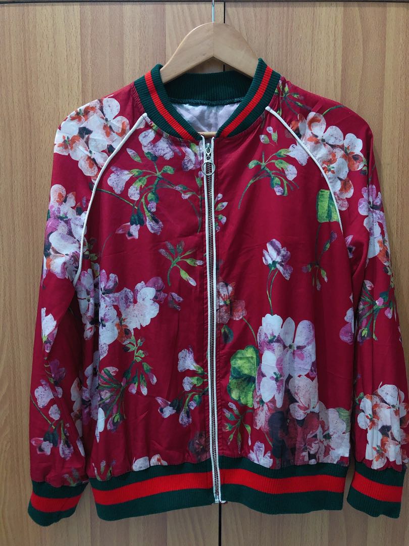 gucci inspired bomber jacket
