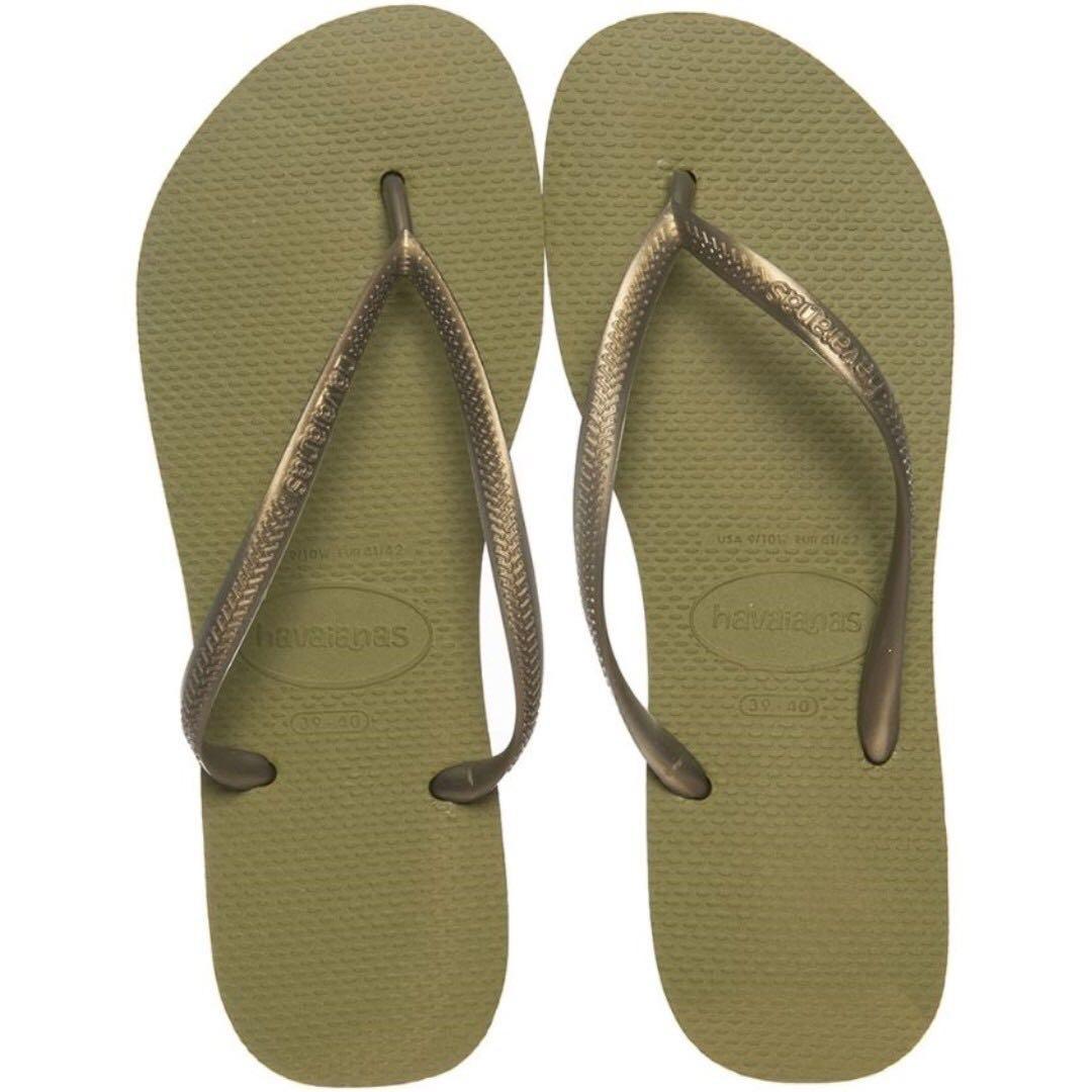 Havaianas slim green on sale