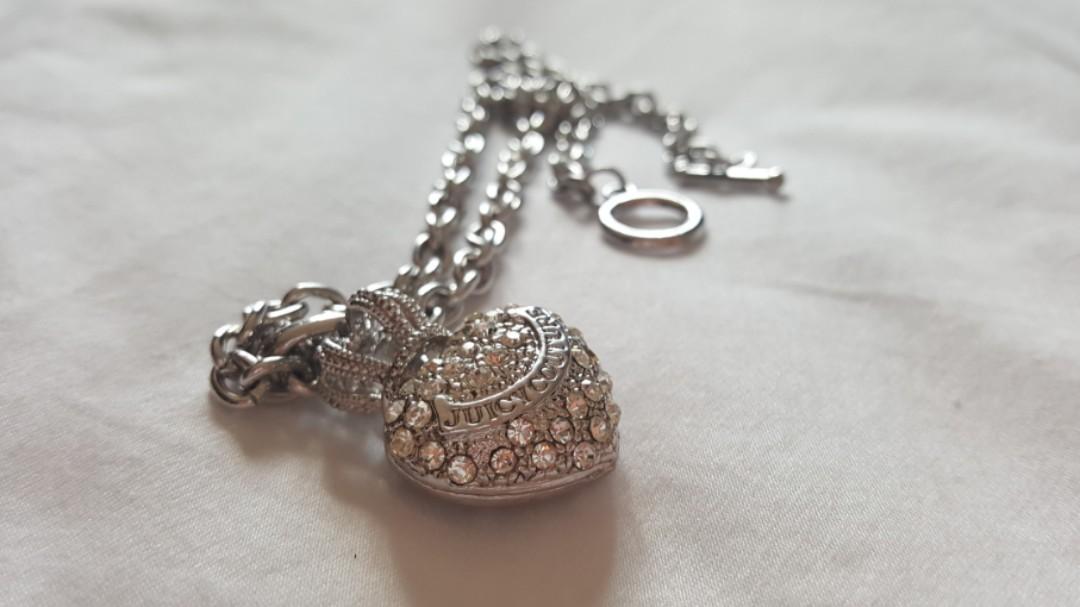 Juicy Couture Heart Necklace Women S Fashion Jewellery Necklaces On Carou - Juicy Couture Heart Pendant Necklace Juicy Couture Heart Necklace Women S Fashion Jewellery Necklaces On Carou - Juicy Couture Heart Pendant Necklace