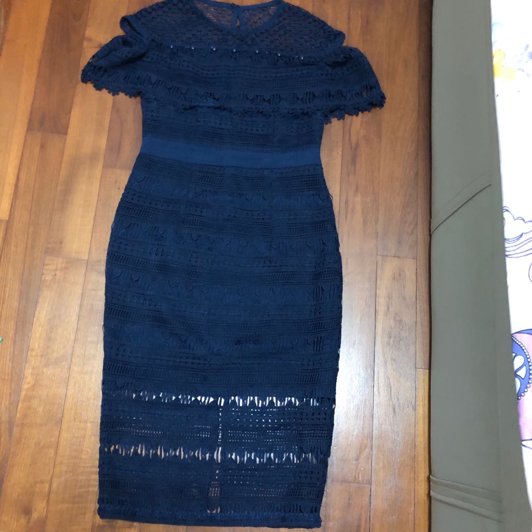 Lace & Ebony blue dress, Women's Fashion, Dresses & Sets, Dresses on ...