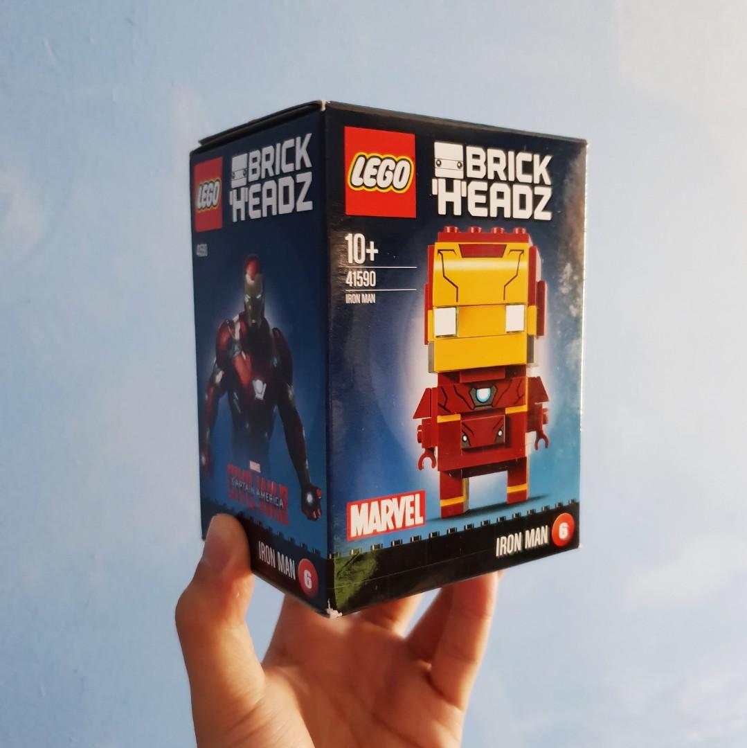 Lego brickheadz iron man 41590 clearance