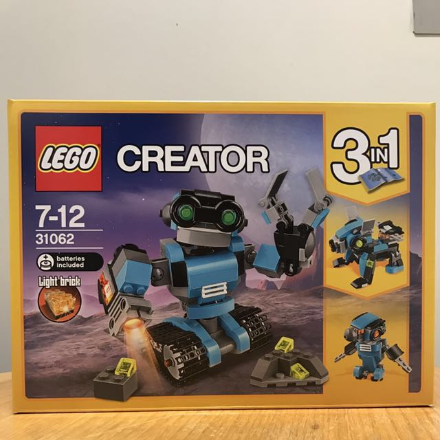 Lego Creator 31062 Robo Explorer Toys Games Bricks Figurines