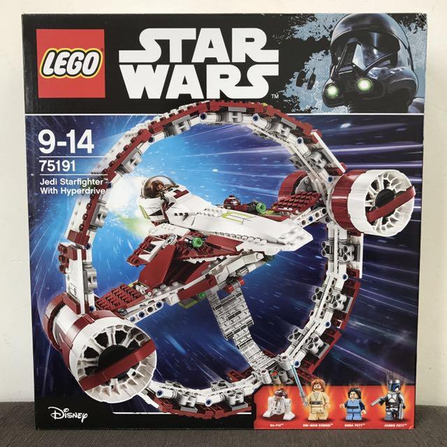 LEGO STAR WARS 75191: Jedi Starfighter with Hyperdrive, Toys & Games,  Bricks & Figurines on Carousell