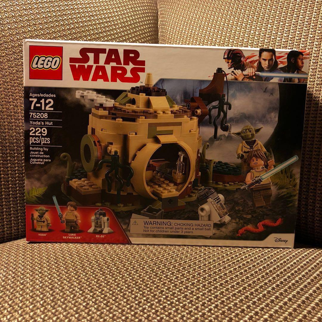 LEGO Star Wars Yoda’s Hut 75208 Luke Skywalker Yoda R2-D2 Minifigures 229 Pcs
