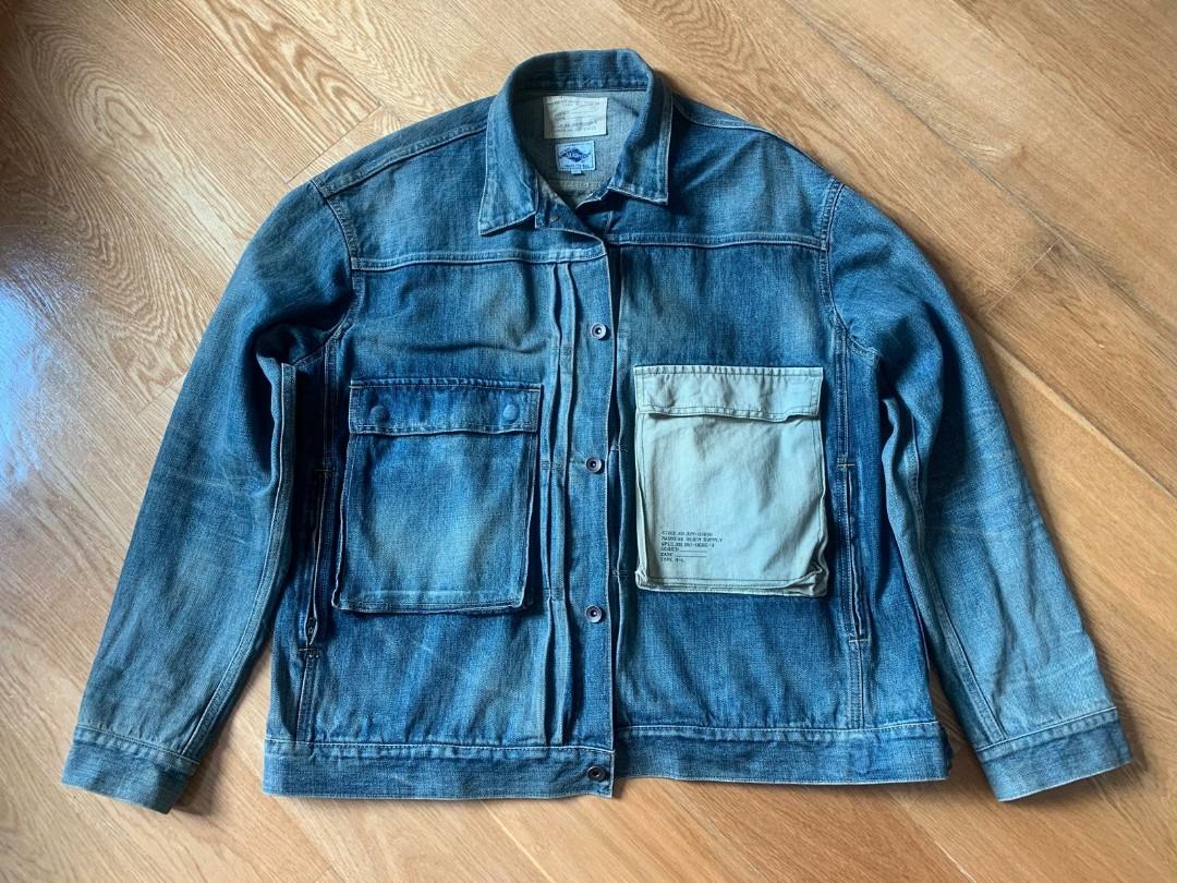 Madness cargo pocket denim jacket sale