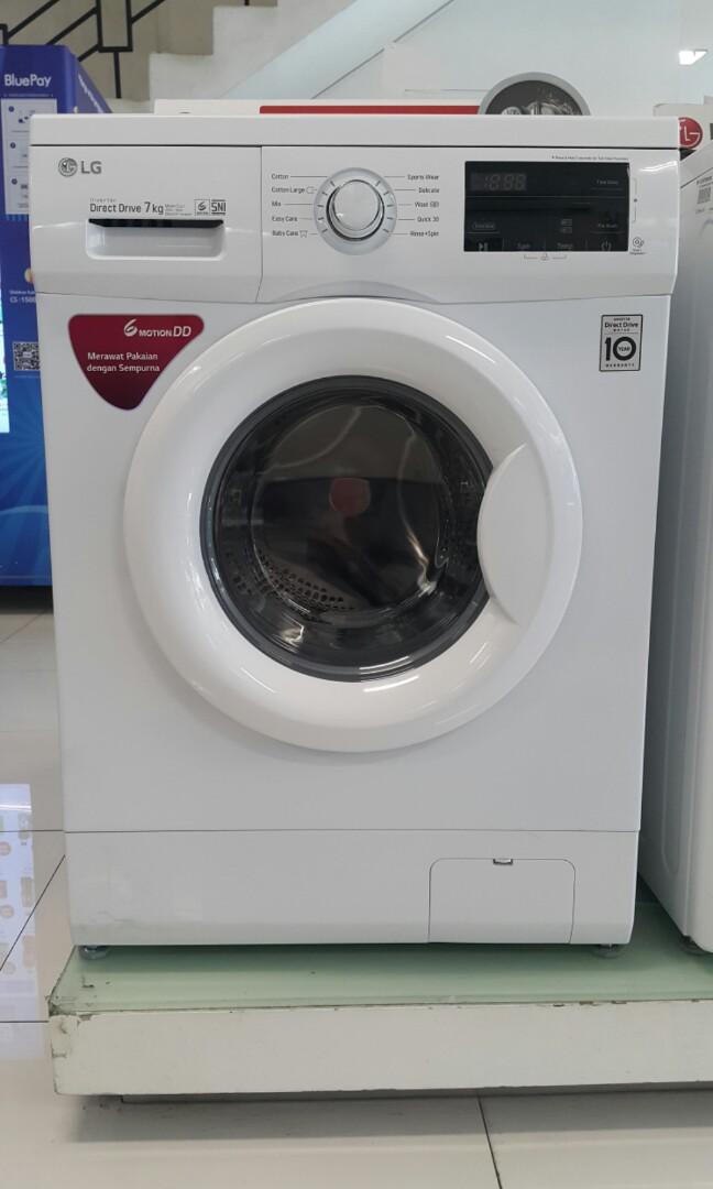 Mesin Cuci Lg Front Loading 8 Kg Perabotan Rumah Di Carousell