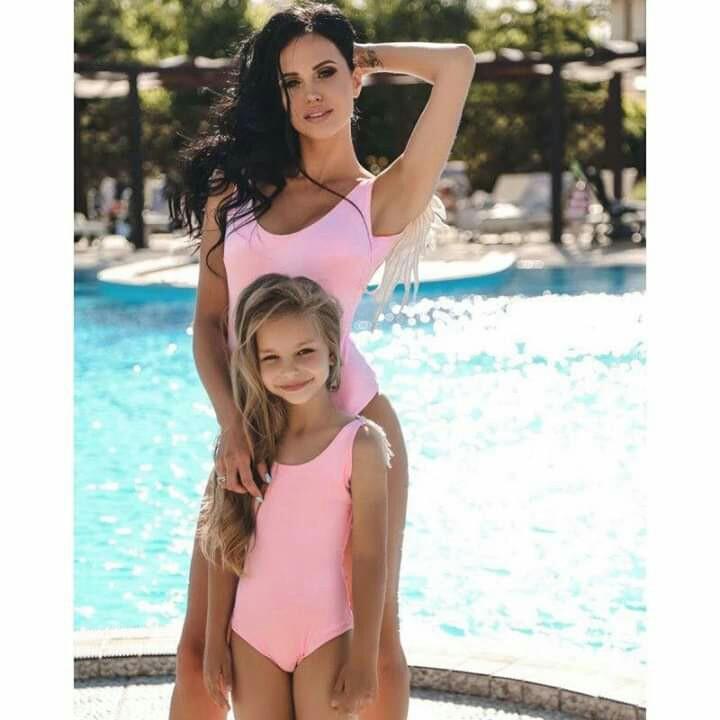 Family Matching Mother Swimsuit Mother Daughter Women Kid, 54% OFF
