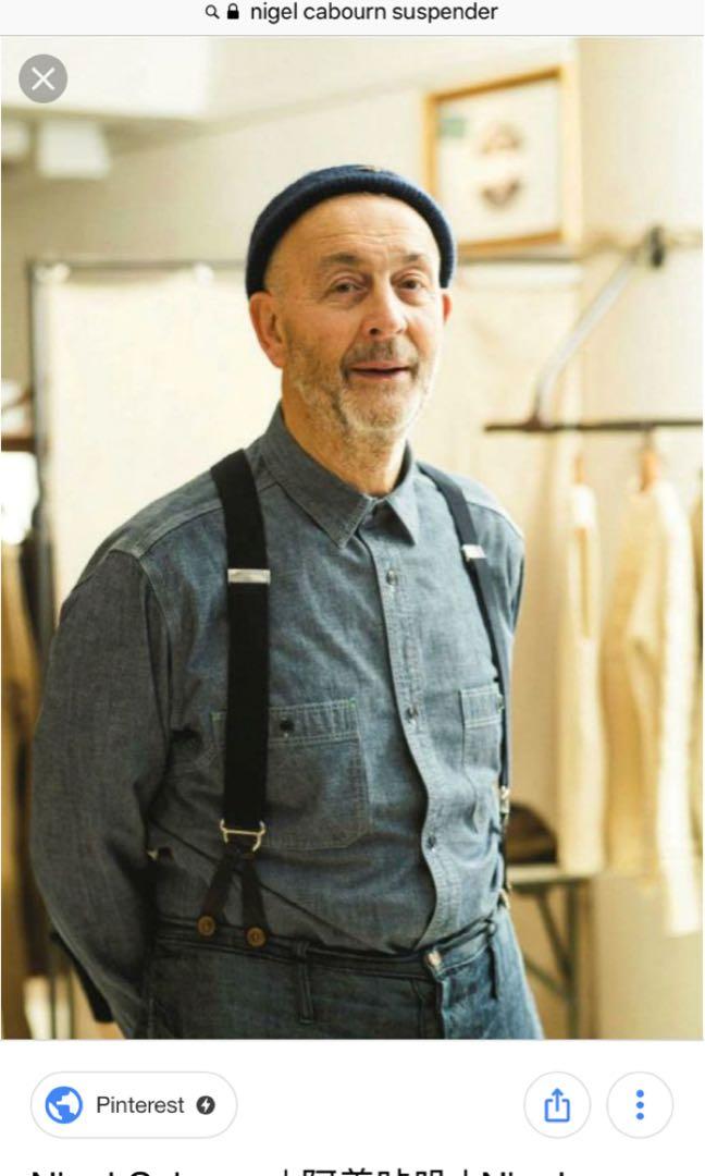Nigel cabourn suspenders, 男裝, 手錶及配件, 棒球帽、帽- Carousell