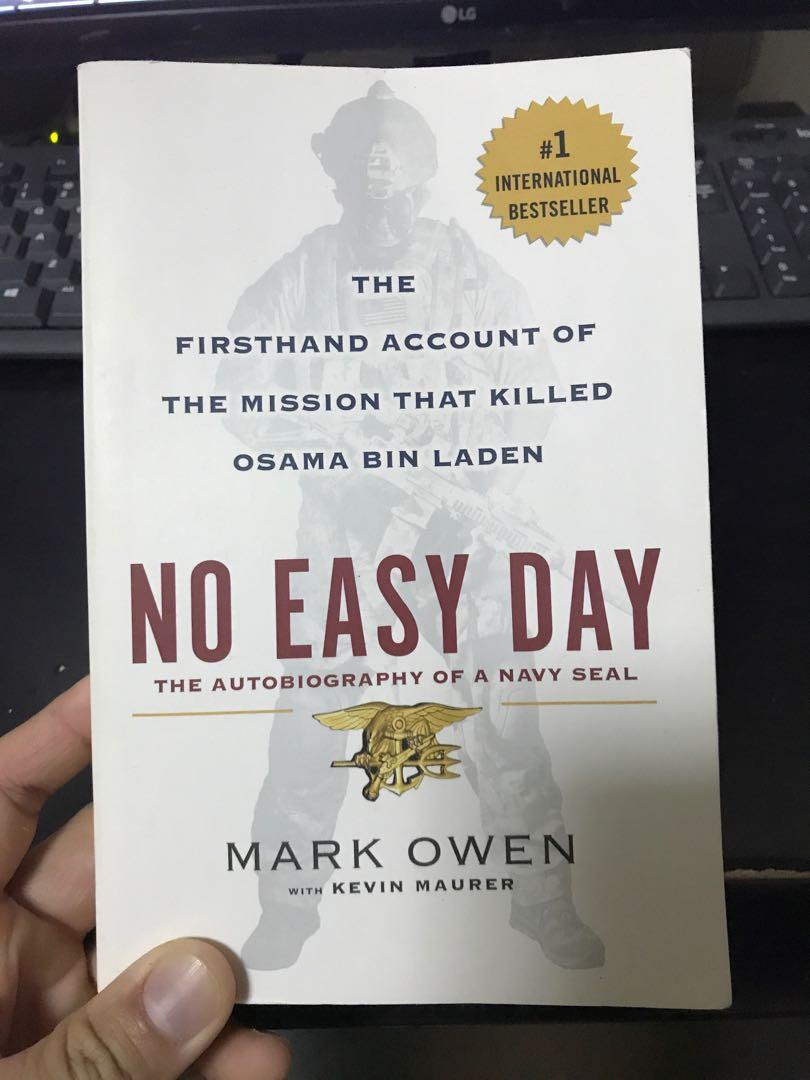 No Easy Day Books Stationery Non Fiction On Carousell