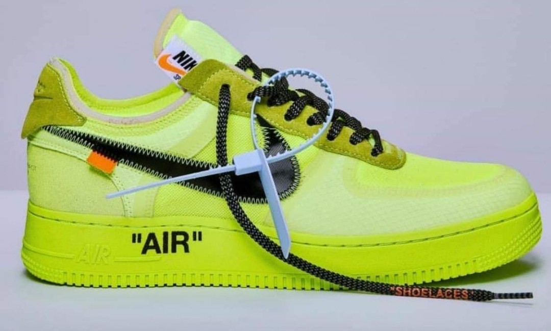 nike air off white fluo