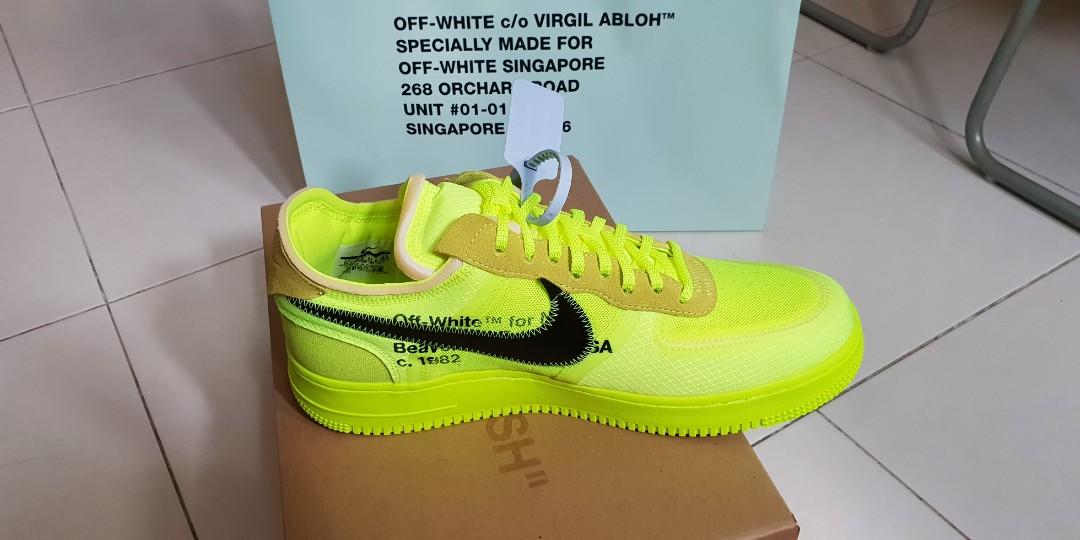 Nike x off white fluo discount