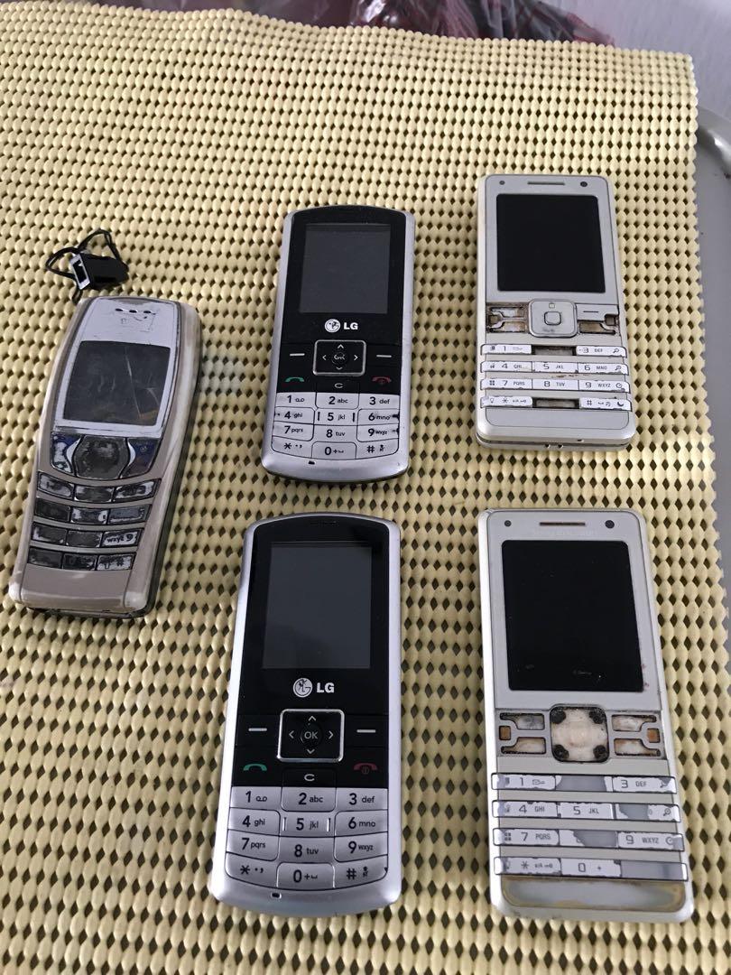 Old Used Candy Bar Mobile Phones Nokia Sony E Lg Mobile Phones Tablets Others On Carousell