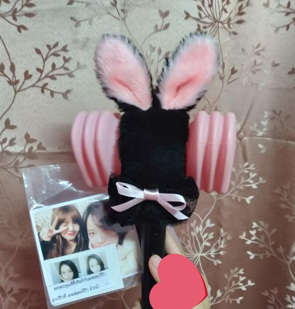 Onhand Blackpink Lightstick Bunny Hat, Hobbies & Toys, Memorabilia