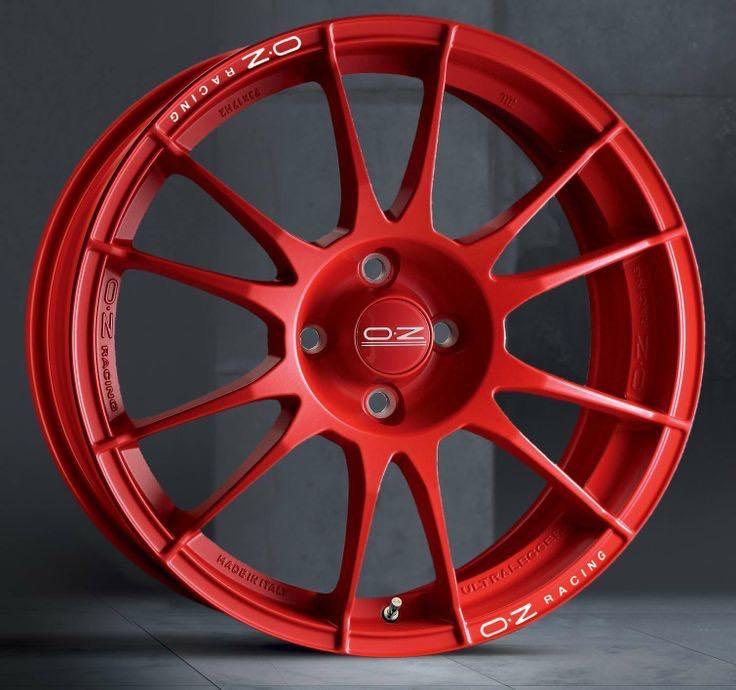 OZ ultraleggera red 7x17 4-100 +37, Car Accessories, Tyres  Rims on  Carousell