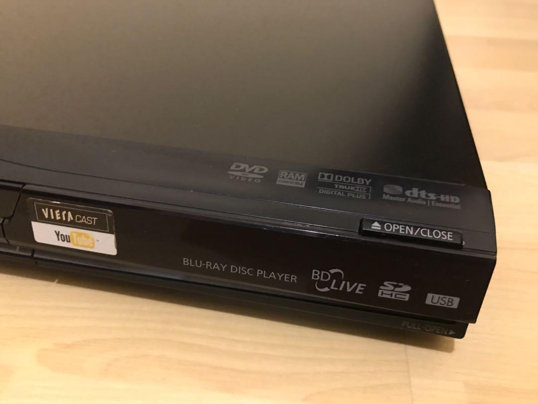 Panasonic bluray player, TV & Home Appliances, TV & Entertainment, Blu