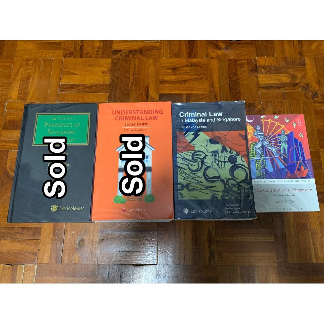 Stanley Yeo Neil Morgan And Chan Wing Cheong Criminal Law In Malaysia And Singapore Revised 2nd Edition Books Stationery Textbooks Tertiary On Carousell