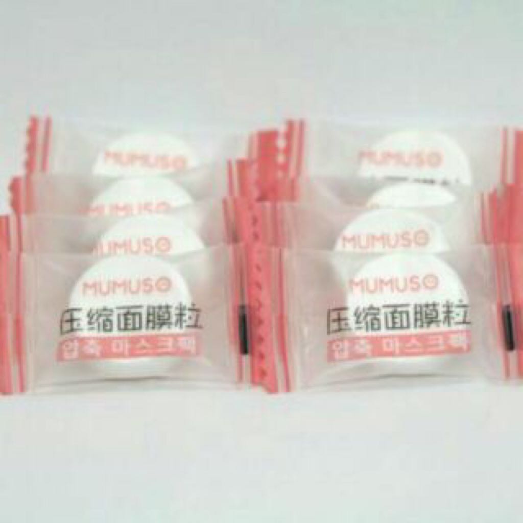 Per Satuan Compressed Mask Mumuso New 100 Kesehatan Kecantikan Kulit Sabun Tubuh Di Carousell