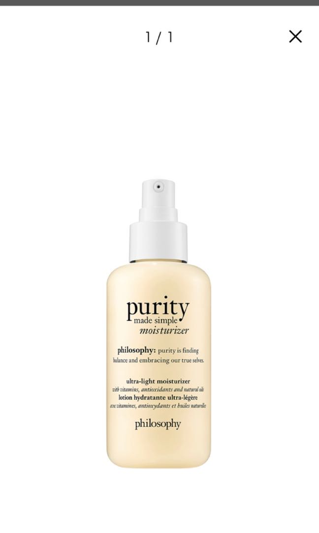 simple liquid moisturizer