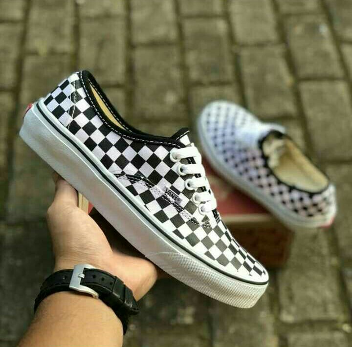 vans authentic checkerboard mens shoes
