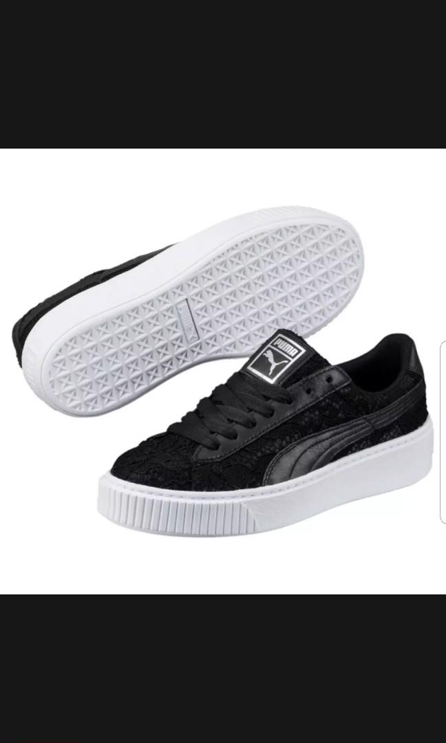 PUMA Basket Platform Shoes Women s Fashion Footwear Sneakers on