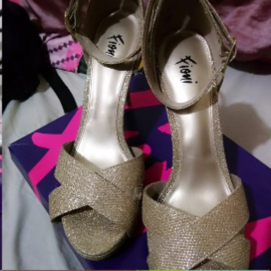 payless glitter heels