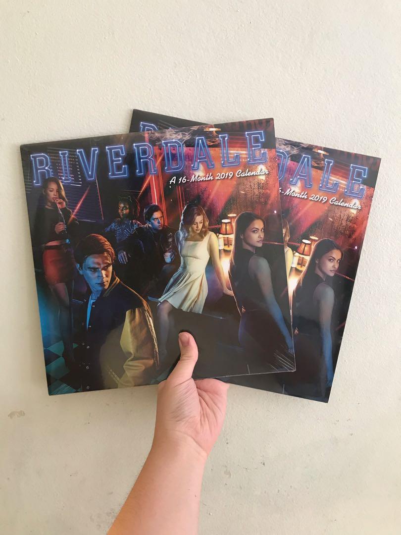 Riverdale 2019 Calendar Books Stationery Stationery On Carousell